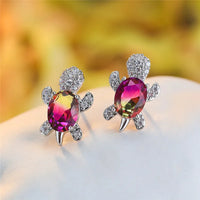 Fashion CZ Turtle Earrings - 31 Options