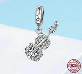 925 Sterling Silver Violin Charm