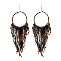 Beaded Boho Dangle Earrings - 6 Options