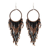 Beaded Boho Dangle Earrings - 6 Options