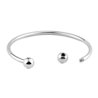 Stainless Steel Charm Bangle - 6 Options