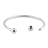 Stainless Steel Charm Bangle - 6 Options