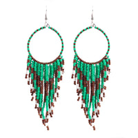 Beaded Boho Dangle Earrings - 6 Options
