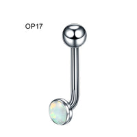 G23 Titanium Opal/Crystal Vertical Bar - 16 options