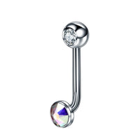 G23 Titanium Opal/Crystal Vertical Bar - 16 options