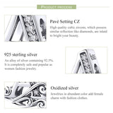 925 Sterling Silver Vintage Style Letter Charm