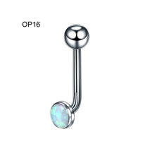 G23 Titanium Opal/Crystal Vertical Bar - 16 options