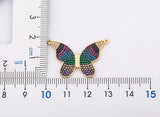 Fashion CZ Gold Colour Butterfly Necklace - 12 Options