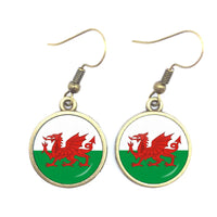 Fashion National Flag Drop Earrings - 3 Colours