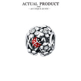 925 Sterling Silver Ladybug Bead Charm