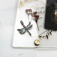 925 Sterling Silver Dragonfly & Sun Necklace