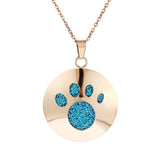 Stainless Steel Rose Gold Aromatherapy Necklace - 28 Options