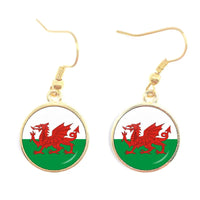Fashion National Flag Drop Earrings - 3 Colours