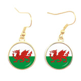Fashion National Flag Drop Earrings - 3 Colours