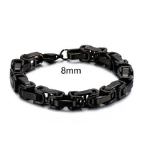 Stainless Steel 4/6/8mm Width Dubai Chain Bracelet