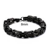 Stainless Steel 4/6/8mm Width Dubai Chain Bracelet