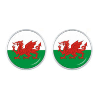 Fashion National Flag Stud Earrings - 3 Colours