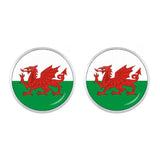 Fashion National Flag Stud Earrings - 3 Colours