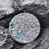 Round Swirl Orgonite Pendant Necklace