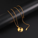 Stainless Steel Music Themed Necklace