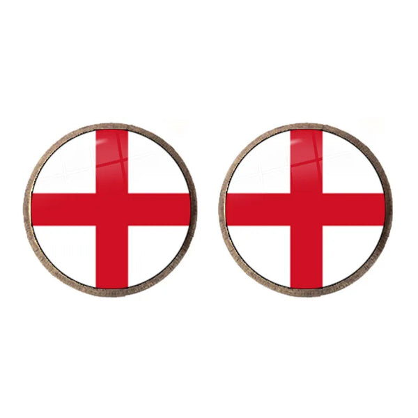 Fashion National Flag Stud Earrings - 3 Colours