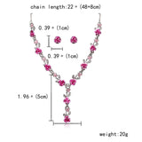 Fashion Rhinestone Acrylic Rose Set - 2 Colours