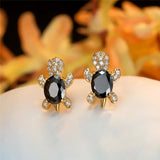 Fashion CZ Turtle Earrings - 31 Options