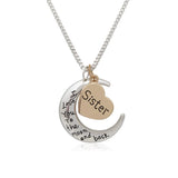 I Love you to the Moon & Back Heart Necklace - 6 Options
