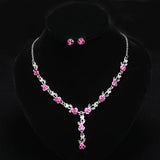 Fashion Rhinestone Acrylic Rose Set - 2 Colours