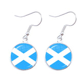 Fashion National Flag Drop Earrings - 3 Colours