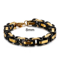 Stainless Steel 4/6/8mm Width Dubai Chain Bracelet