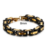 Stainless Steel 4/6/8mm Width Dubai Chain Bracelet