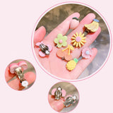 Fashion 5pairs/set Cute Clip On Earrings - 20 Options