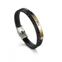 Personalized PU Leather Bracelet - 2 Colours