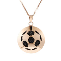 Stainless Steel Rose Gold Aromatherapy Necklace - 28 Options