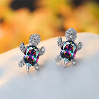 Fashion CZ Turtle Earrings - 31 Options