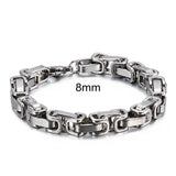 Stainless Steel 4/6/8mm Width Dubai Chain Bracelet