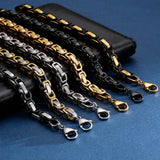 Stainless Steel 4/6/8mm Width Dubai Chain Bracelet