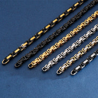 Stainless Steel 4/6/8mm Width Dubai Chain Bracelet