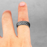 Stainless Steel Dragon Scale Ring