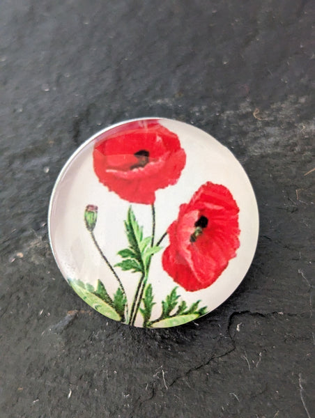 Handmade Poppy Snap Charm - 10 designs