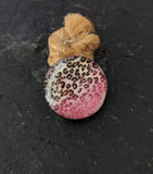 Handmade Pink Animal Print Snap Charm - 9 designs