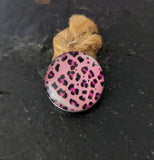 Handmade Pink Animal Print Snap Charm - 9 designs