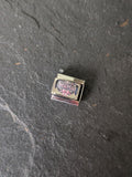 Stainless Steel Pink Bow Mama Italian Charm