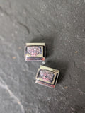 Stainless Steel Pink Bow Mama Italian Charm