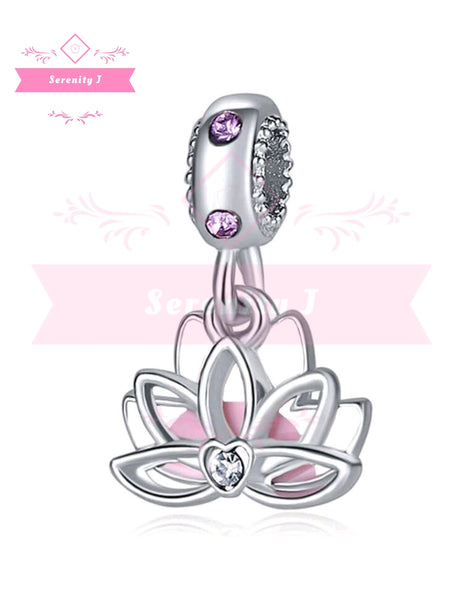 Lotus Flower Fashion Hanging Charm