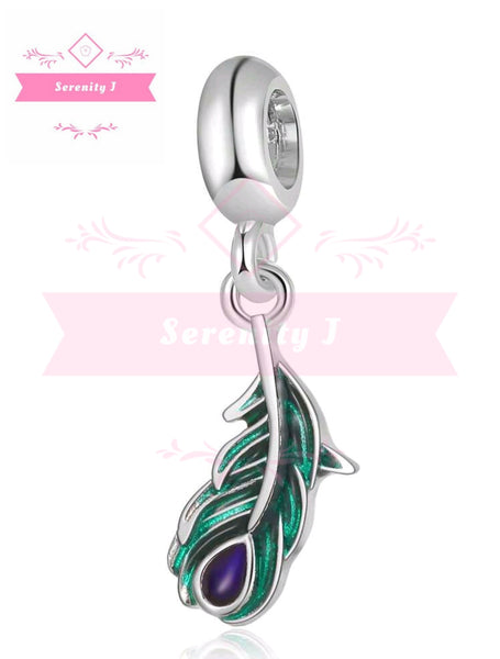 Peacock Feather Fashion Hanging Charm