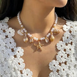Fashion Ocean Themed Imitation Pearl Necklace/Bracelet/waist chain - 8 Options