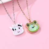 Fashion Cute Animal Glitter Necklace - 9 Options