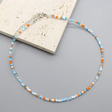 Fashion Seed Bead Choker Necklace - 28 Options